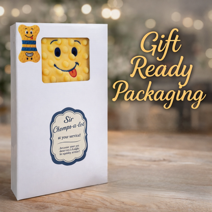 🦴 Sir Chomps-a-lot at your service! Big Squeak, Crunchy Crinkle, Endless Fun!